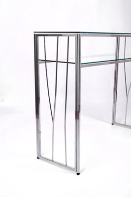 Консоль AllConsoles Консольный стол 1121-CS clear серебряный арт. 1121-CS clear