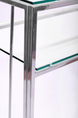 Консоль AllConsoles Консольный стол 1121-CS clear серебряный арт. 1121-CS clear