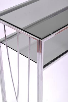 Консоль AllConsoles Консольный стол 1121-CS grey серебряный арт. 1121-CS grey