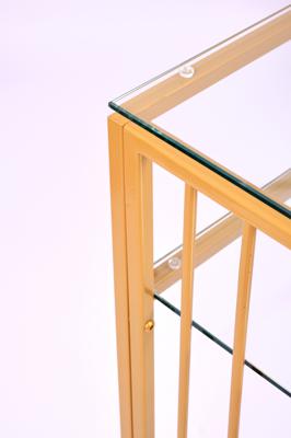 Консоль AllConsoles Консольный стол 1122-CG clear золотой арт. 1122-CG clear