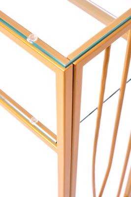 Консоль AllConsoles Консольный стол 1122-CG clear золотой арт. 1122-CG clear
