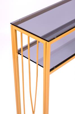 Консоль AllConsoles Консольный стол 1122-CG grey золотой арт. 1122-CG grey