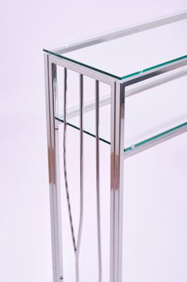 Консоль AllConsoles Консольный стол 1122-CS clear серебряный арт. 1122-CS clear