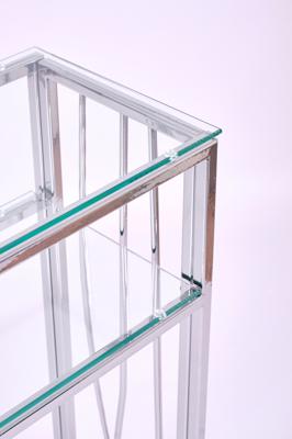 Консоль AllConsoles Консольный стол 1122-CS clear серебряный арт. 1122-CS clear