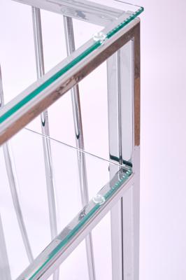 Консоль AllConsoles Консольный стол 1122-CS clear серебряный арт. 1122-CS clear