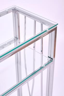 Консоль AllConsoles Консольный стол 1122-CS clear серебряный арт. 1122-CS clear