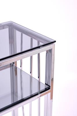 Консоль AllConsoles Консольный стол 1122-CS grey серебряный арт. 1122-CS grey