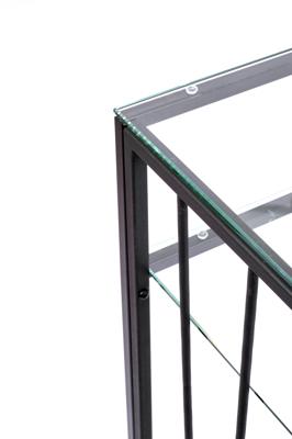 Консоль AllConsoles Консольный стол 1123-CB clear черный муар арт. 1123-CB clear
