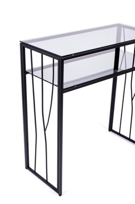 Консоль AllConsoles Консольный стол 1123-CB grey черный муар арт. 1123-CB grey