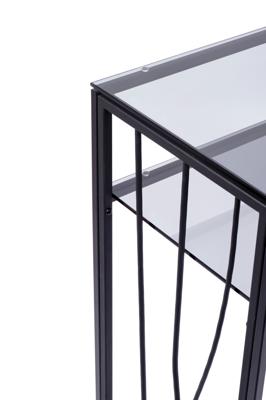 Консоль AllConsoles Консольный стол 1123-CB grey черный муар арт. 1123-CB grey