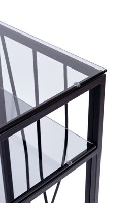 Консоль AllConsoles Консольный стол 1123-CB grey черный муар арт. 1123-CB grey
