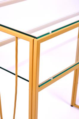 Консоль AllConsoles Консольный стол 1123-CG clear золотой арт. 1123-CG clear
