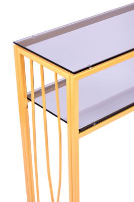 Консоль AllConsoles Консольный стол 1124-CG grey золотой арт. 1124-CG grey