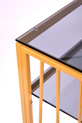 Консоль AllConsoles Консольный стол 1124-CG grey золотой арт. 1124-CG grey