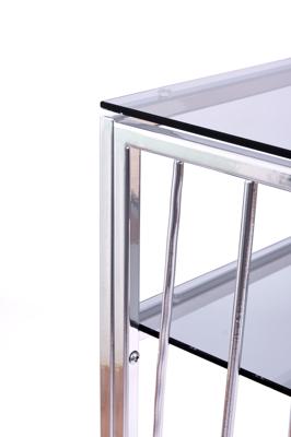 Консоль AllConsoles Консольный стол 1124-CS grey серебряный арт. 1124-CS grey