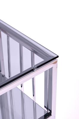 Консоль AllConsoles Консольный стол 1124-CS grey серебряный арт. 1124-CS grey