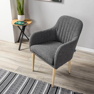 Стул R-Home Стул Olaf темно-серый/нат.дуб арт. 410126121h_Grey_нат.дуб