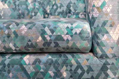 Диван MAK interior Двухместные диваны Двухместный зеленый диван Rose triangle арт. KS-03-2-G