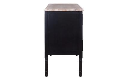 Комод MAK interior Дизайнерские комоды Черный комод из дуба Kaliko old oak арт. MGXG-07BO
