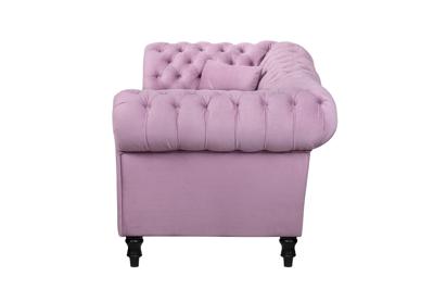 Диван MAK interior Двухместные диваны Розовый велюровый диван Lina Pink арт. 7LV-54-3PI