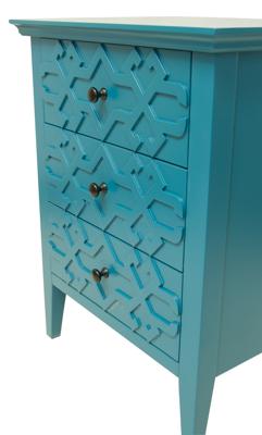 Тумба MAK interior Тумбы Голубая тумба Friz blue современный классик арт. MGCG-05-B