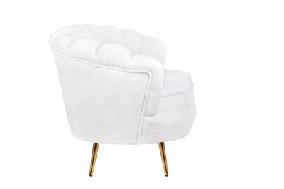 Диван MAK interior Двухместные диваны Дизайнерский диван ракушка букле бежевый Pearl double арт. 7LV29042-BU