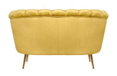 Диван MAK interior Двухместные диваны Дизайнерский  диван ракушка Pearl double yellow желтый арт. 7LV29042-YL