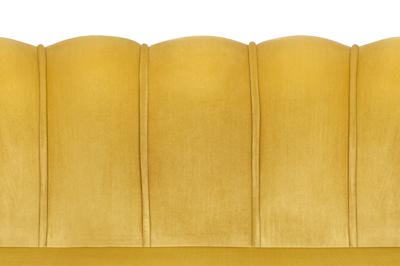 Диван MAK interior Двухместные диваны Дизайнерский  диван ракушка Pearl double yellow желтый арт. 7LV29042-YL