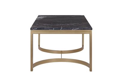Стол журнальный MAK interior Журнальные и кофейные столики Стол журнальный Aron marble-BZ арт. 7LV-047BR