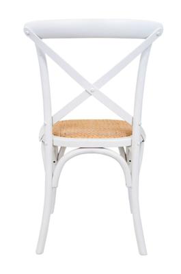 Стул MAK interior Интерьерные стулья Cross back white арт. 5KS26577-6