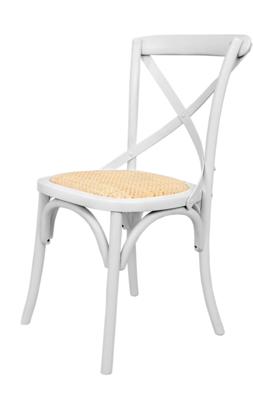 Стул MAK interior Интерьерные стулья Cross back white арт. 5KS26577-6