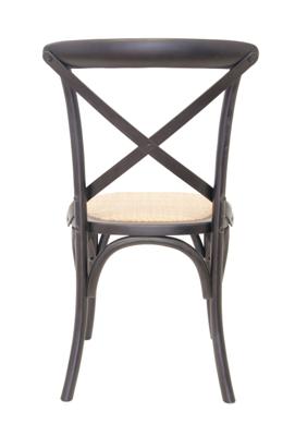 Стул MAK interior Обеденные стулья Cross back black арт. 5KS26577