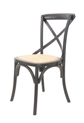 Стул MAK interior Обеденные стулья Cross back black арт. 5KS26577
