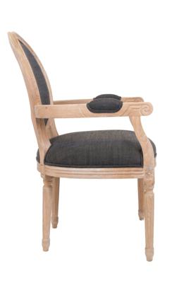 Стул MAK interior Стулья с подлокотниками Diella black арт. CH-904-1