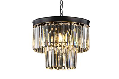 Светильник MAK interior Дизайнерские светильники Odeon 2 rings арт. WTL1943-4BK-CL