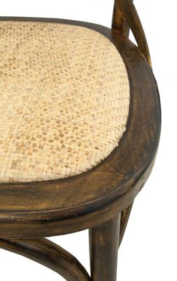 Стул MAK interior Обеденные стулья Cross back bronze арт. 5KS26577-3