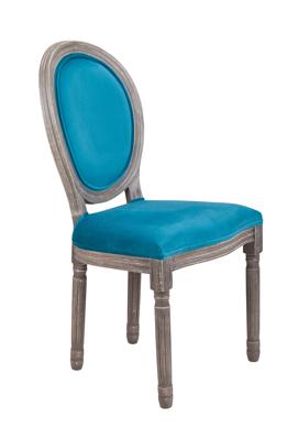 Стул MAK interior Интерьерные стулья Volker blue velvet арт. 5KS24501-GBL