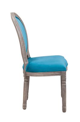 Стул MAK interior Интерьерные стулья Volker blue velvet арт. 5KS24501-GBL
