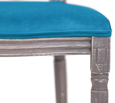 Стул MAK interior Интерьерные стулья Volker blue velvet арт. 5KS24501-GBL