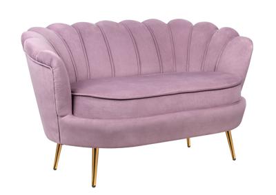 Диван MAK interior Двухместные диваны Дизайнерский диван ракушка Pearl double pink розовый арт. 7LV29042-PI