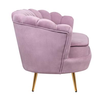 Диван MAK interior Двухместные диваны Дизайнерский диван ракушка Pearl double pink розовый арт. 7LV29042-PI