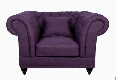 Кресло MAK interior Низкие кресла для дома Dasen purple арт. DF-1816-P
