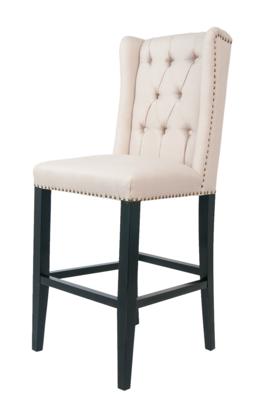 Стул барный MAK interior Дизайнерские барные стулья Skipton beige арт. CF-1955-O