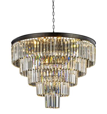 Светильник MAK interior Дизайнерские светильники Odeon 5 rings арт. WTL1943-19BK-CL