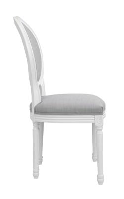 Стул MAK interior Обеденные стулья Miro white+grey арт. CF-1916A-W
