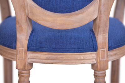 Стул MAK interior Стулья с подлокотниками Volker arm original blue арт. 5KS24505-BO