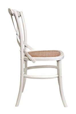 Стул MAK interior Обеденные стулья Cross back white ver.2 арт. ZD-178
