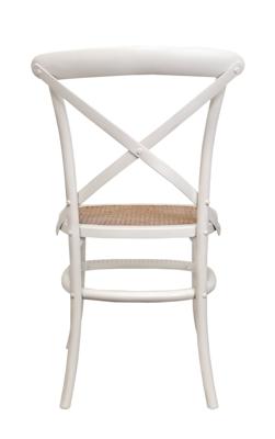 Стул MAK interior Обеденные стулья Cross back white ver.2 арт. ZD-178