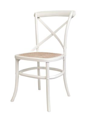 Стул MAK interior Обеденные стулья Cross back white ver.2 арт. ZD-178