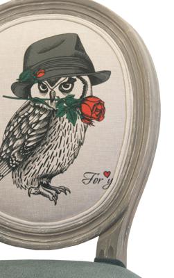 Стул MAK interior Интерьерные стулья Volker owl арт. 5KS24501-8